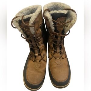 Helly Hansen Men's Winter Boots Brown Size 13 Insulated Waterproof